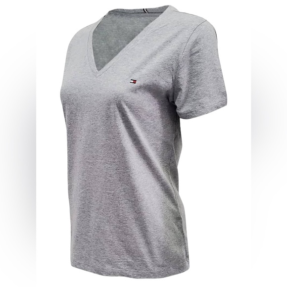 NEW Tommy Hilfiger V-Neck T-Shirt Women's Small - Picture 2 of 3